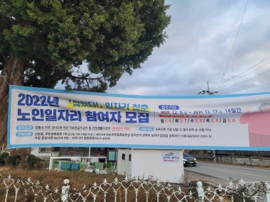 2022년 강릉시니어클럽 노인일자리 및 사회활동지원사업 참여자 모집